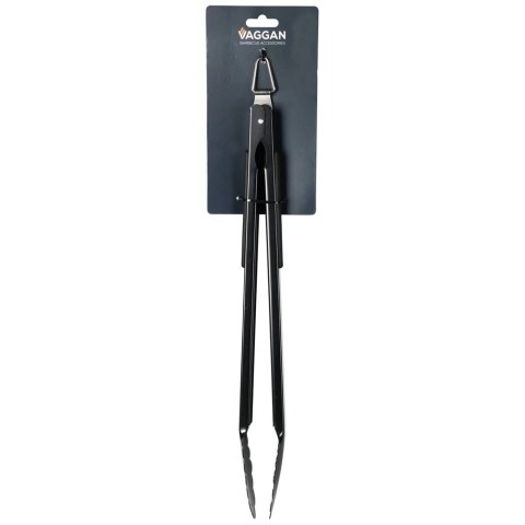 Szczypce grillowe stalowe czarne 51 cm Szczypce grillowe stalowe czarne 51 cm