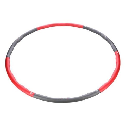 HHP002 RED-GREY HULA HOP 1,2KG 100CM HMS HHP002 RED-GREY HULA HOP 1,2KG 100CM HMS