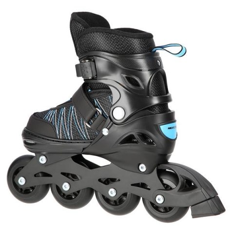NH11912 A 2w1 BLACK/BLUE ROZM. S(31-34) ŁYŻWOROLKI Z WYM. PŁ. HOKEJOWĄ NILS EXTREME