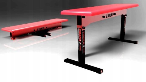 Ławka prosta do ćwiczeń ZIDER serii BLACK - RED - 450 kg Ławka prosta do ćwiczeń ZIDER serii BLACK - RED - 450 kg