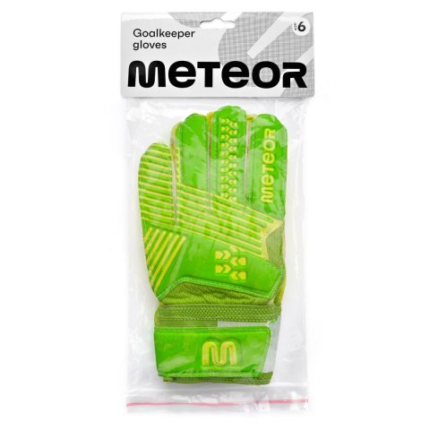Rękawice bramkarskie Meteor Catch 7 zielony Rękawice bramkarskie Meteor Catch 7 zielony