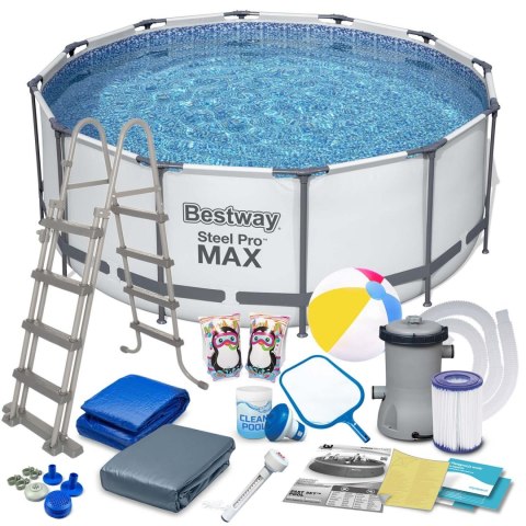 Basen ogrodowy stelażowy 366 x 122 cm 18w1 Bestway 56420 Bestway