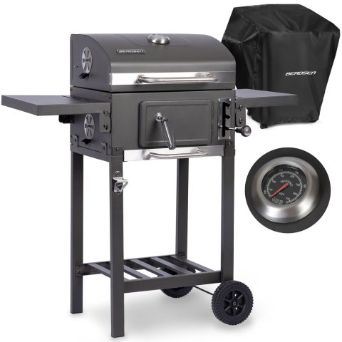 Grill węglowy z pokrowcem Berdsen BD-892 czarny Berdsen