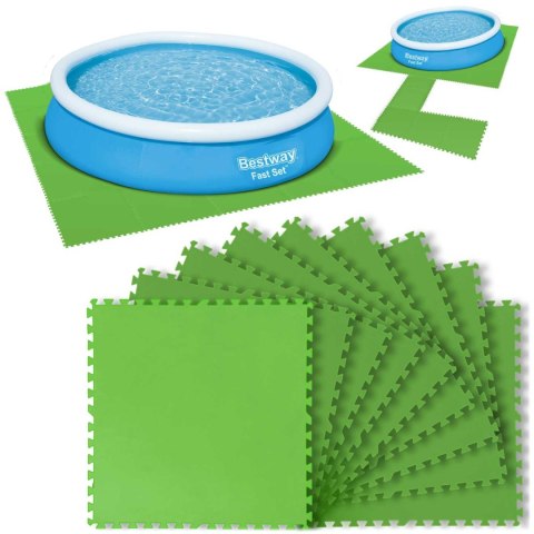 Mata piankowa pod basen puzzle 78 x 78cm 9 szt Bestway 58636 Bestway