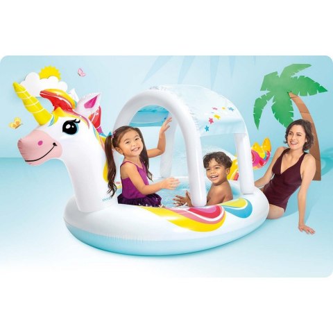 Brodzik z daszkiem Jednorożec 254 x 132 cm Intex 58435 Intex Brodzik z daszkiem Jednorożec 254 x 132 cm Intex 58435 Intex
