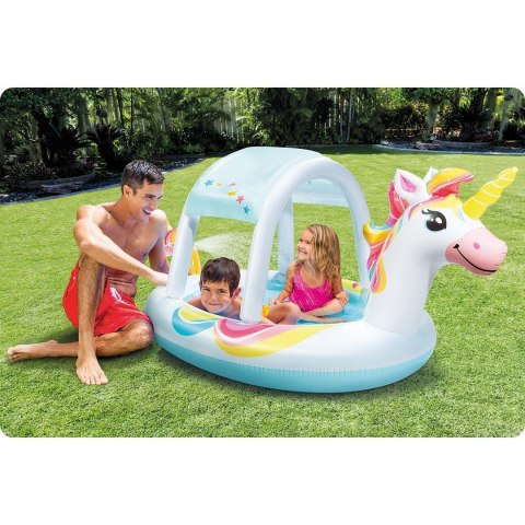 Brodzik z daszkiem Jednorożec 254 x 132 cm Intex 58435 Intex Brodzik z daszkiem Jednorożec 254 x 132 cm Intex 58435 Intex