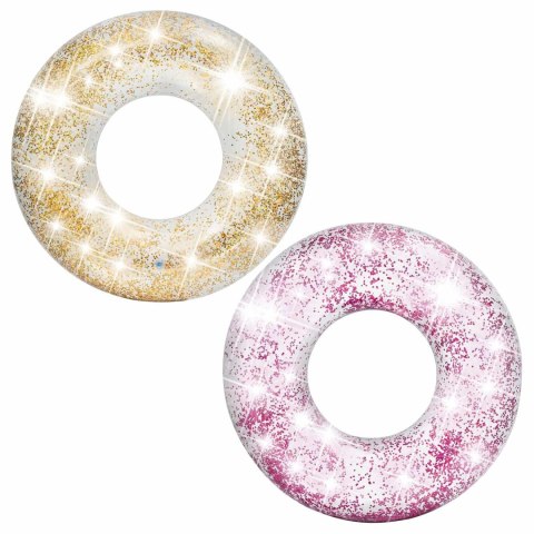 Koło do pływania brokatowe INTEX 56274 różowy Intex Koło do pływania brokatowe INTEX 56274 różowy Intex