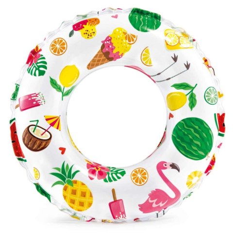 Koło do pływania trzy wzory 51 cm INTEX 59230 ananas Intex