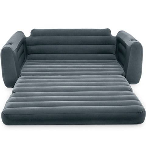 Sofa materac welurowy 2w1 + pompka INTEX 66552-66640 Intex Sofa materac welurowy 2w1 + pompka INTEX 66552-66640 Intex
