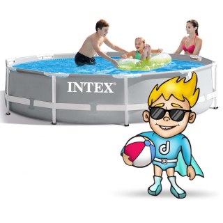 Basen ogrodowy stelażowy 305 x 76 cm 15w1 INTEX 26702 + maszynka do baniek GRATIS Intex