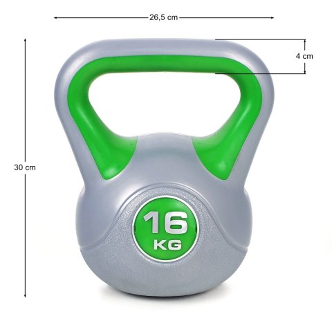 Kettlebell Winylowy Hantla 16 kg Kettlebell Winylowy Hantla 16 kg