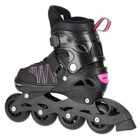 NH11912 A 2w1 BLACK/PINK ROZM. L(39-42) ŁYŻWOROLKI Z WYM. PŁ. HOKEJOWĄ NILS EXTREME NILS EXTREME