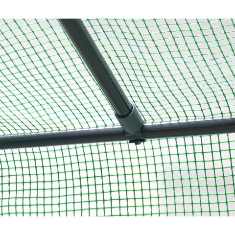 SZKLARNIA DO POMIDORÓW OGÓRKÓW 200x77x168-150CM PE ZIELONA Saska Garden