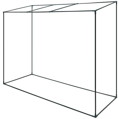 SZKLARNIA DO POMIDORÓW OGÓRKÓW 200x77x168-150CM PE ZIELONA Saska Garden