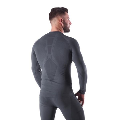 BTK0060 KOSZULKA TERMOAKTYWNA SZARA MĘSKA 2XL/3XL RAGNAR NILS NILS