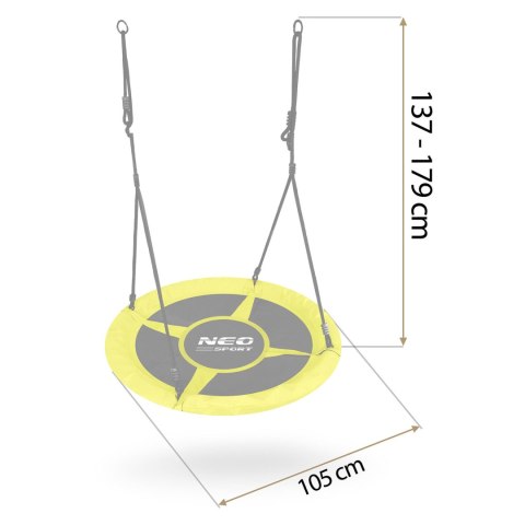 Huśtawka bocianie gniazdo Neo-Sport Swingo 100 cm Neo-Sport