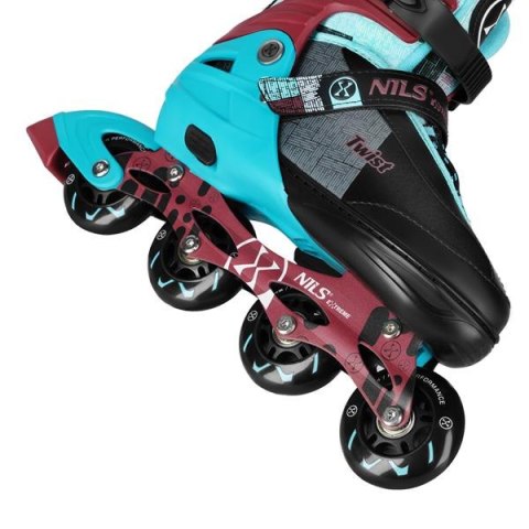 NA13810 ŁYŻWOROLKI TWIST NIEBIESKIE ROZM. M(35-38) NILS EXTREME NILS EXTREME NA13810 ŁYŻWOROLKI TWIST NIEBIESKIE ROZM. M(35-38) NILS EXTREME NILS EXTREME