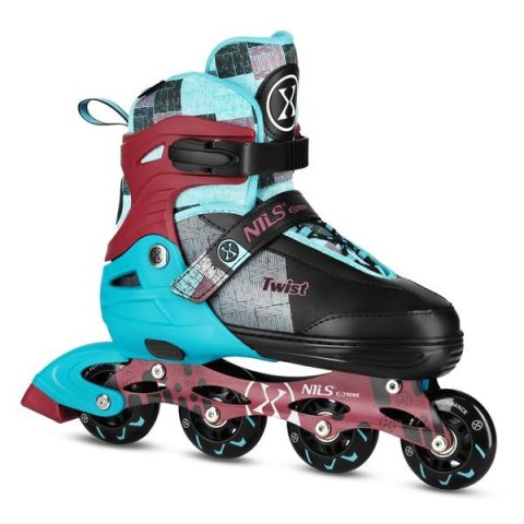NA13810 ŁYŻWOROLKI TWIST NIEBIESKIE ROZM. M(35-38) NILS EXTREME NILS EXTREME NA13810 ŁYŻWOROLKI TWIST NIEBIESKIE ROZM. M(35-38) NILS EXTREME NILS EXTREME