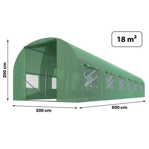 Folia na tunel ogrodowy 3x6m (18m2) Plonos Plonos Folia na tunel ogrodowy 3x6m (18m2) Plonos Plonos