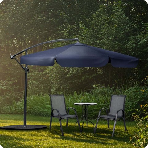 Parasol ogrodowy składany 8 segmentowy 350 cm z pokrowcem Plonos PL-881 Plonos