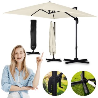 Parasol ogrodowy składany 8 segmentowy 420 cm z pokrowcem Plonos PL-883 Plonos