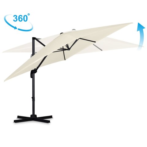Parasol ogrodowy składany 8 segmentowy 420 cm z pokrowcem Plonos PL-883 Plonos