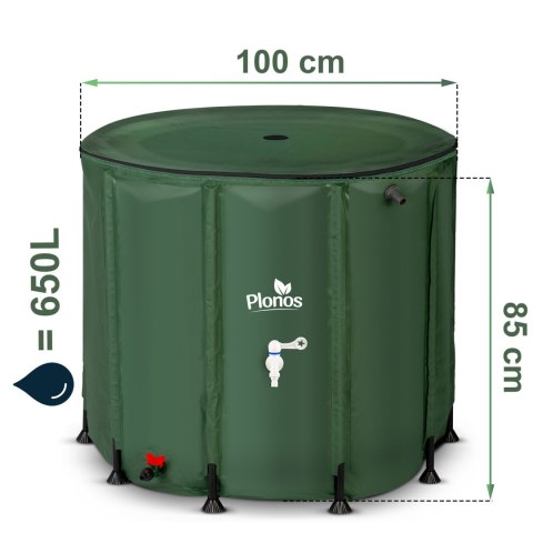 Zbiornik na deszczówkę 650 l Plonos PL-522 Plonos