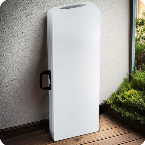 Ławka ogrodowa składana 180 cm Plonos biała Plonos