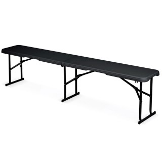Ławka ogrodowa składana 180 cm Plonos czarna Plonos