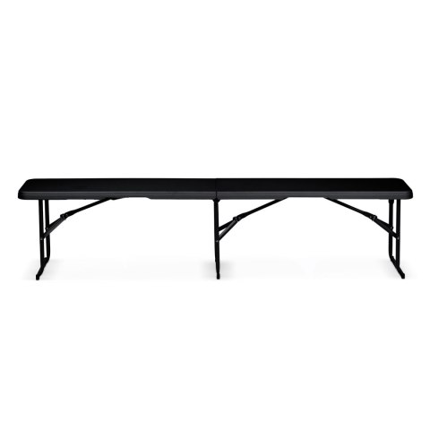 Ławka ogrodowa składana 180 cm Plonos czarna Plonos