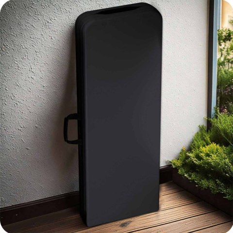 Ławka ogrodowa składana 180 cm Plonos czarna Plonos