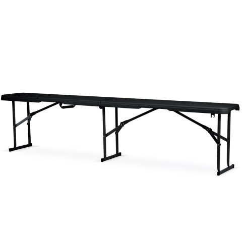 Ławka ogrodowa składana 180 cm Plonos czarna Plonos