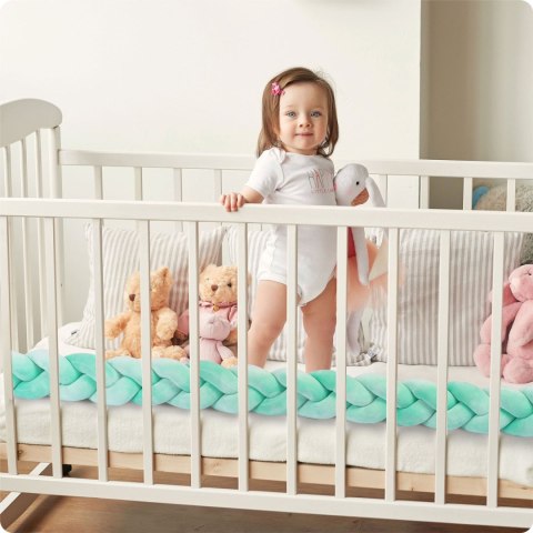 Otulacz do łóżeczka Ricokids 3m - miętowy Ricokids Otulacz do łóżeczka Ricokids 3m - miętowy Ricokids