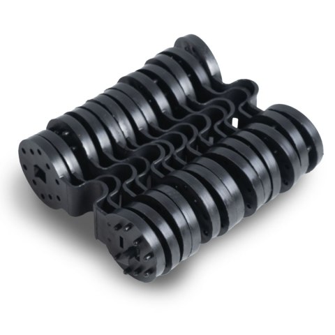 Siatka cieniująca 1,5x25m 110g/m2 + 50 zacisków szara Plonos