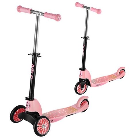 HLB202 2w1 PINK HULAJNOGA DZIECIĘCA NILS FUN NILS FUN