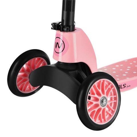 HLB202 2w1 PINK HULAJNOGA DZIECIĘCA NILS FUN NILS FUN