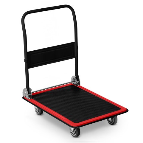 Wózek transportowy platformowy HM-506 czarno-czerwony Humberg
