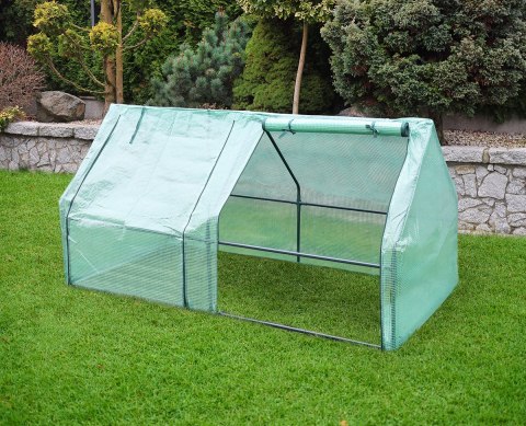 MINI SZKLARNIA INSPEKT ROZSADNIK TUNEL 180X90CM Saska Garden