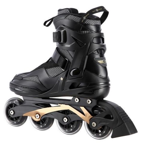 NA2150 CZARNO-ZŁOTY ROZM. 46 ŁYŻWOROLKI NILS EXTREME NILS EXTREME