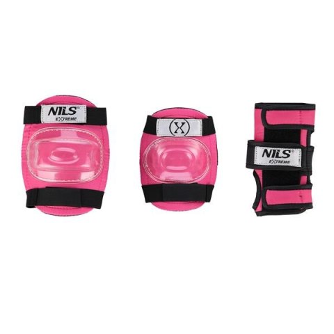 MR290+H230 KASK Z OCHRANIACZAMI ZESTAW RÓŻOWY ROZM. S NILS EXTREME NILS EXTREME