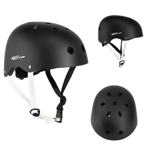 MTW001 CZARNY ROZM. S(52-56CM) KASK NILS EXTREME NILS EXTREME