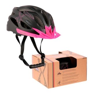 MTW291 CZARNO-różowy ROZM. S (50-59CM) KASK NILS EXTREME NILS EXTREME