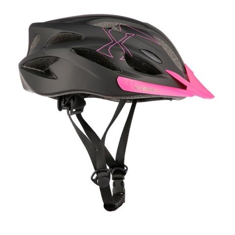 MTW291 CZARNO-różowy ROZM. S (50-59CM) KASK NILS EXTREME NILS EXTREME