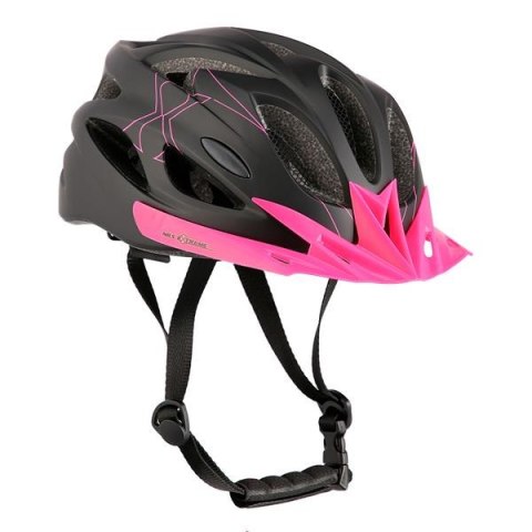 MTW291 CZARNO-różowy ROZM. S (50-59CM) KASK NILS EXTREME NILS EXTREME
