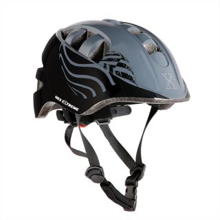 MTW08 CZARNY ROZM. S (51-57CM) KASK DZIECIĘCY NILS EXTREME NILS EXTREME