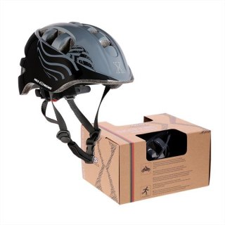 MTW08 CZARNY ROZM. S (51-57CM) KASK DZIECIĘCY NILS EXTREME NILS EXTREME