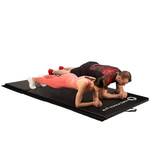 MGS01 MATERAC GIMNASTYCZNY SKŁADANY 2400x1200 MM BLACK HMS PREMIUM HMS PREMIUM