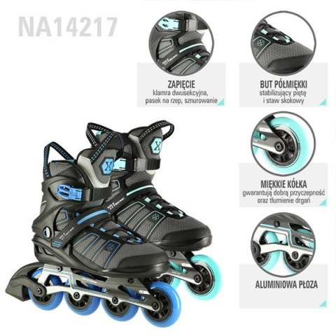 NA14217 CZARNO-NIEBIESKI ROZM. 38 ŁYŻWOROLKI NILS EXTREME NILS EXTREME NA14217 CZARNO-NIEBIESKI ROZM. 38 ŁYŻWOROLKI NILS EXTREME NILS EXTREME