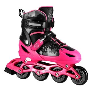 NA18137A ŁYŻWOROLKI ROXY RÓŻOWE ROZM.S (31-34) NILS EXTREME NILS EXTREME