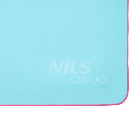 NAR13 JASNONIEBIESKI RĘCZNIK Z MIKROFIBRY 200X90 cm NILS AQUA NILS AQUA